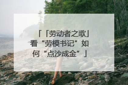 「劳动者之歌」看“劳模书记”如何“点沙成金”