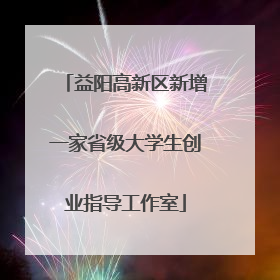 益阳高新区新增一家省级大学生创业指导工作室