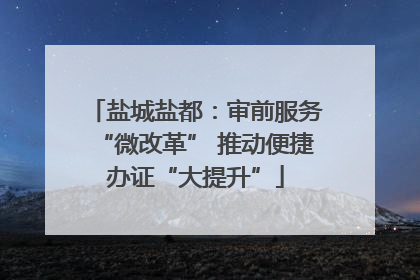 盐城盐都：审前服务“微改革” 推动便捷办证“大提升”