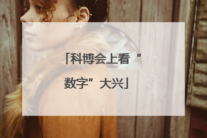 科博会上看“数字”大兴