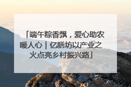 端午粽香飘，爱心助农暖人心｜亿膳坊以产业之火点亮乡村振兴路