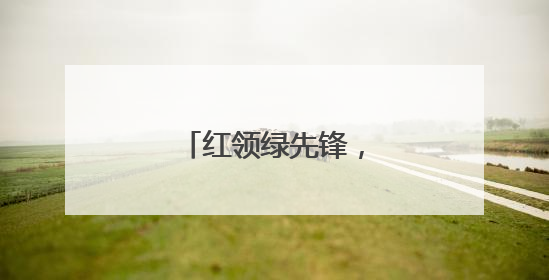红领绿先锋，低碳伴童行