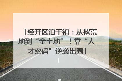 经开区泊于镇：从撂荒地到“金土地”！靠“人才密码”逆袭出圈
