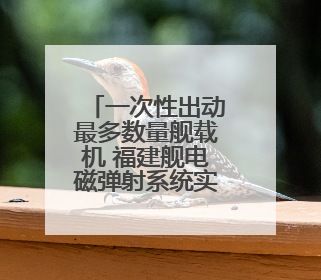 一次性出动最多数量舰载机 福建舰电磁弹射系统实力助攻“全甲板放飞”