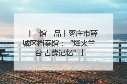 一馆一品丨枣庄市薛城区档案馆：“烽火兰台·古薛记忆”
