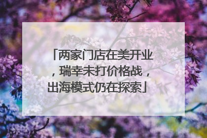 两家门店在美开业，瑞幸未打价格战，出海模式仍在探索