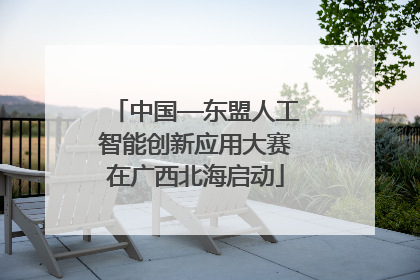 中国—东盟人工智能创新应用大赛在广西北海启动