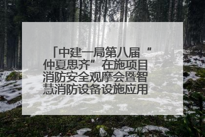 中建一局第八届“仲夏思齐”在施项目消防安全观摩会暨智慧消防设备设施应用交流会成功举办