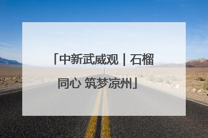 中新武威观｜石榴同心 筑梦凉州