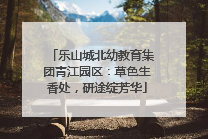 乐山城北幼教育集团青江园区：草色生香处，研途绽芳华