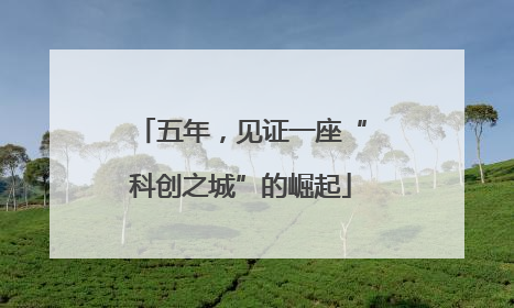 五年，见证一座“科创之城”的崛起