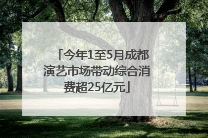 今年1至5月成都演艺市场带动综合消费超25亿元