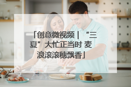 创意微视频｜“三夏”大忙正当时 麦浪滚滚穗飘香