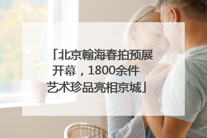 北京翰海春拍预展开幕，1800余件艺术珍品亮相京城