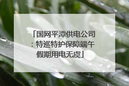 国网平潭供电公司：特巡特护保障端午假期用电无虞