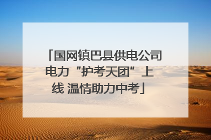 国网镇巴县供电公司 电力“护考天团”上线 温情助力中考