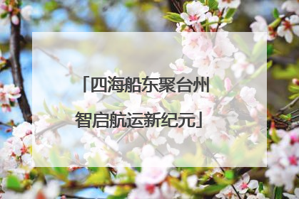 四海船东聚台州 智启航运新纪元