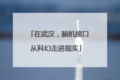 在武汉，脑机接口从科幻走进现实