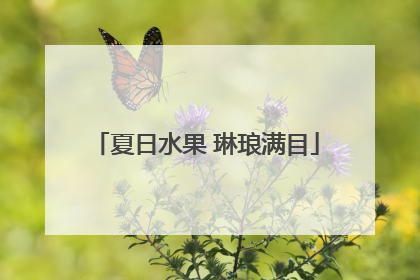 夏日水果 琳琅满目