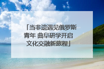 当非遗遇见俄罗斯青年 曲阜研学开启文化交融新旅程