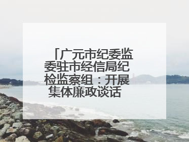 广元市纪委监委驻市经信局纪检监察组：开展集体廉政谈话 敲响廉政警钟