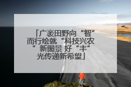 广袤田野向“智”而行绘就“科技兴农”新图景 好“丰”光传递新希望