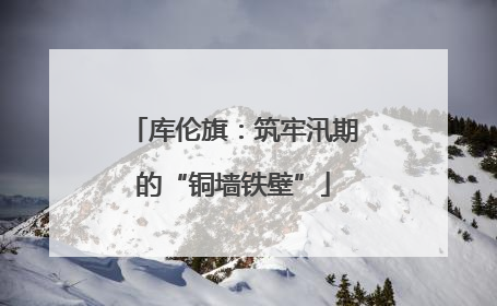 库伦旗：筑牢汛期的“铜墙铁壁”