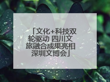 文化+科技双轮驱动 四川文旅融合成果亮相深圳文博会