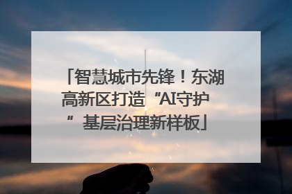 智慧城市先锋！东湖高新区打造“AI守护”基层治理新样板