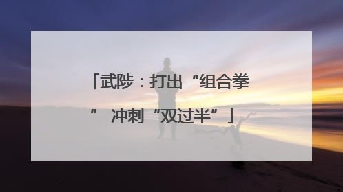 武陟：打出“组合拳” 冲刺“双过半”