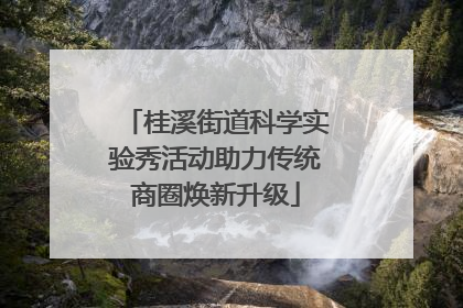 桂溪街道科学实验秀活动助力传统商圈焕新升级