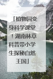 植物园变身科学课堂！湖南林草科普带小学生探秘自然王国