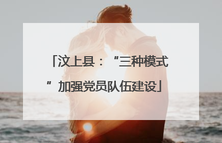 汶上县：“三种模式”加强党员队伍建设