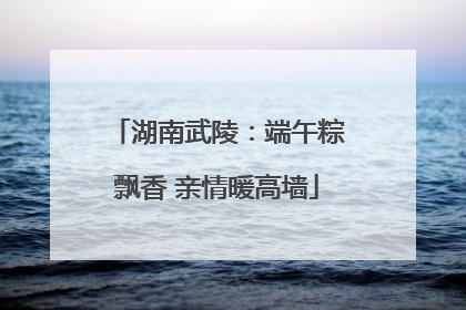 湖南武陵：端午粽飘香 亲情暖高墙
