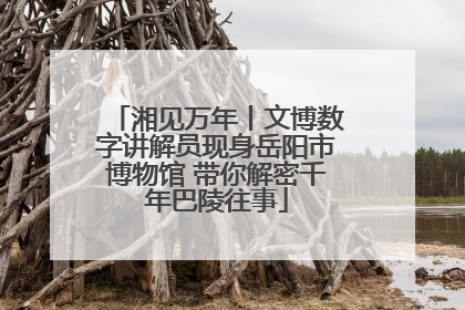湘见万年丨文博数字讲解员现身岳阳市博物馆 带你解密千年巴陵往事