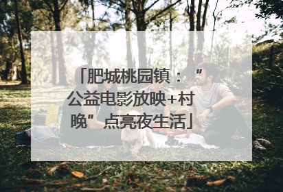 肥城桃园镇：“公益电影放映+村晚”点亮夜生活