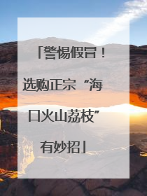 警惕假冒！选购正宗“海口火山荔枝”有妙招