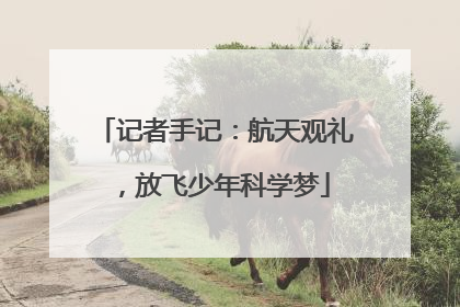 记者手记：航天观礼，放飞少年科学梦