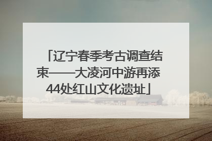 辽宁春季考古调查结束——大凌河中游再添44处红山文化遗址