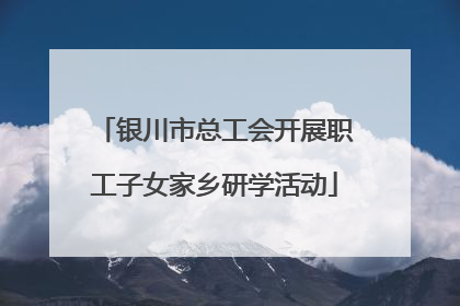 银川市总工会开展职工子女家乡研学活动