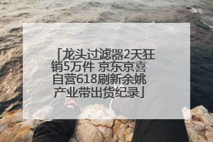 龙头过滤器2天狂销5万件 京东京喜自营618刷新余姚产业带出货纪录
