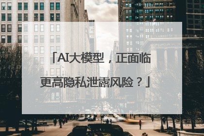 AI大模型，正面临更高隐私泄露风险？