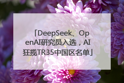 DeepSeek、OpenAI研究员入选，AI狂揽TR35中国区名单